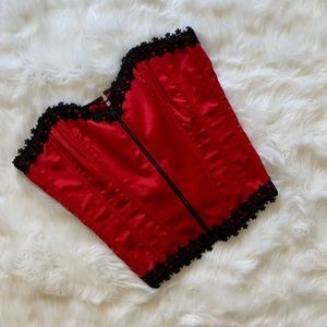 Torrid Red Corset